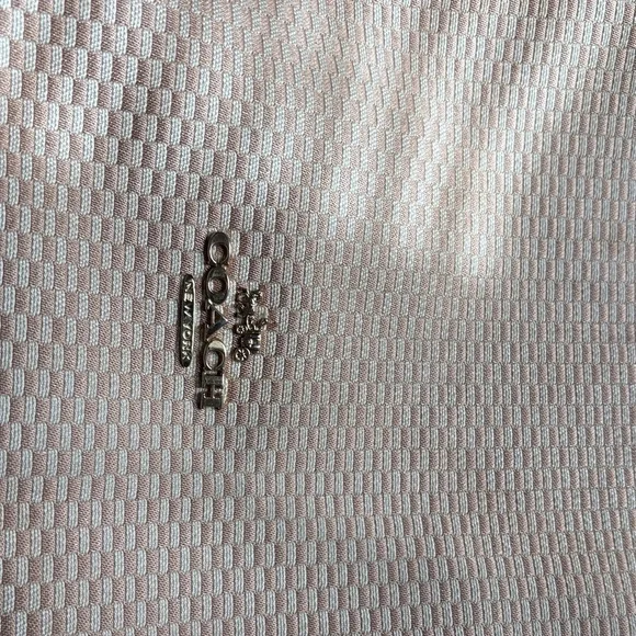 Coach Checkered Beige and Tan Shoulder Bag - Picture 14 of 16